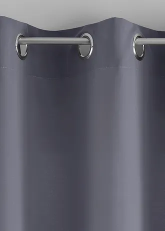 Draperii din microfibre ușor de întreținut (set/2 buc.) • gri-antracit • magazin bonprix