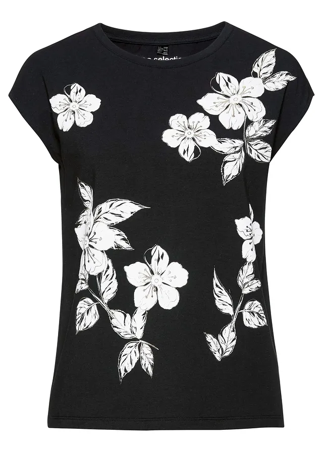 Tricou cu imprimeu floral