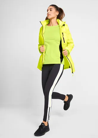 Parka réfléchissante et déperlante, Couleur: jaune fluo