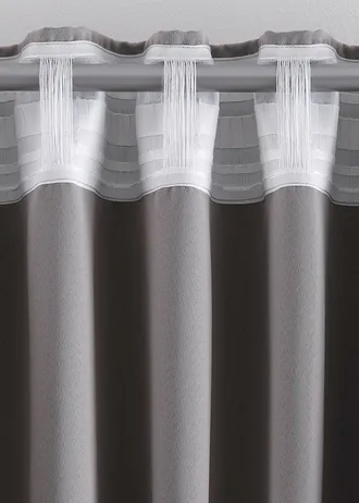 Rideau obscurcissant (1 pce), nombreuses tailles • gris clair • Boutique bonprix