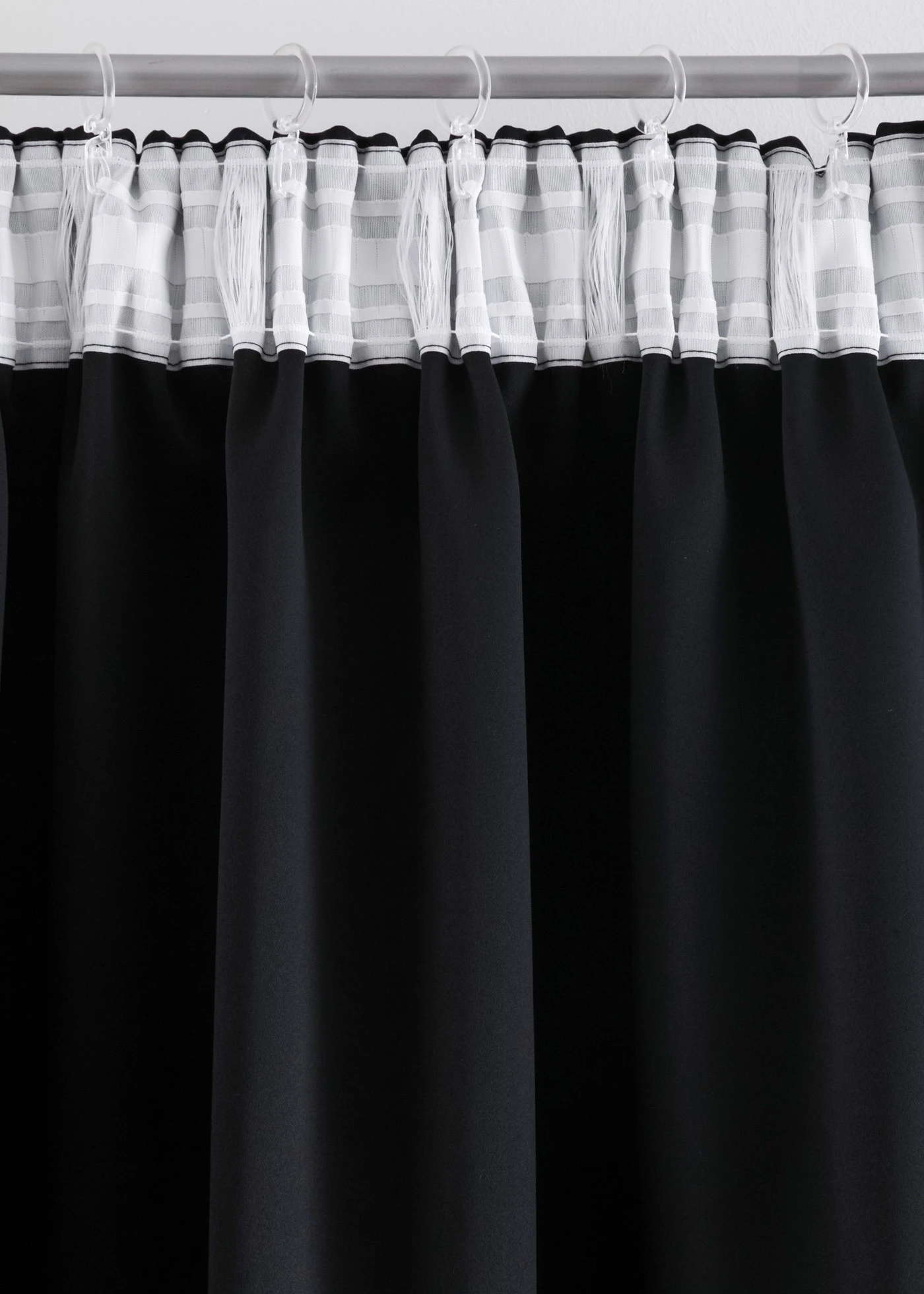 Rideau obscurcissant (1 pce), nombreuses tailles • noir • Boutique bonprix