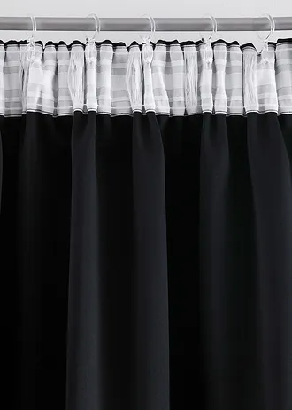 Draperie de întunecare, disponibilă în multe dimensiuni (1 buc.) • negru • magazin bonprix