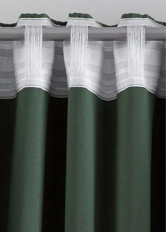 Zatemňujúci záves, v rôznych veľkostiach (1 ks v balení) • olivová • obchod bonprix