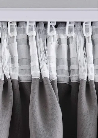 Rideau obscurcissant (1 pce), nombreuses tailles • gris clair • Boutique bonprix