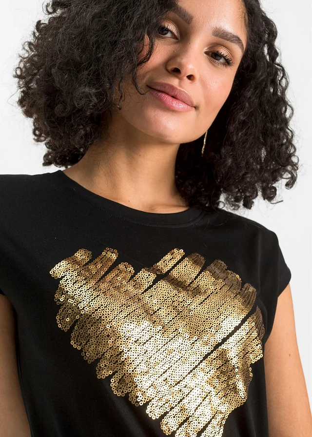 Shirt in een zachte viscosemix • zwart met print • product-page.page-title-suffix