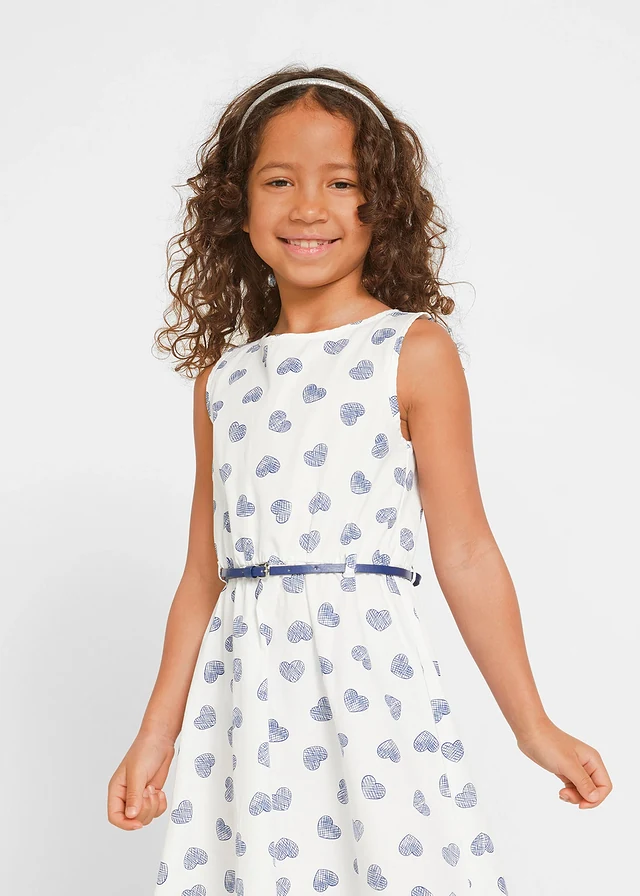 Jurk, bolero en riem (3-dlg. set) • middernachtblauw-wit • product-page.page-title-suffix