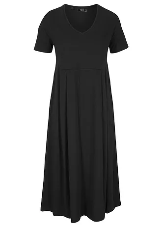 Robe midi en jersey coton