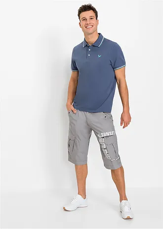 Piké pólóing tiszta bio-pamutból • kék • bonprix áruház