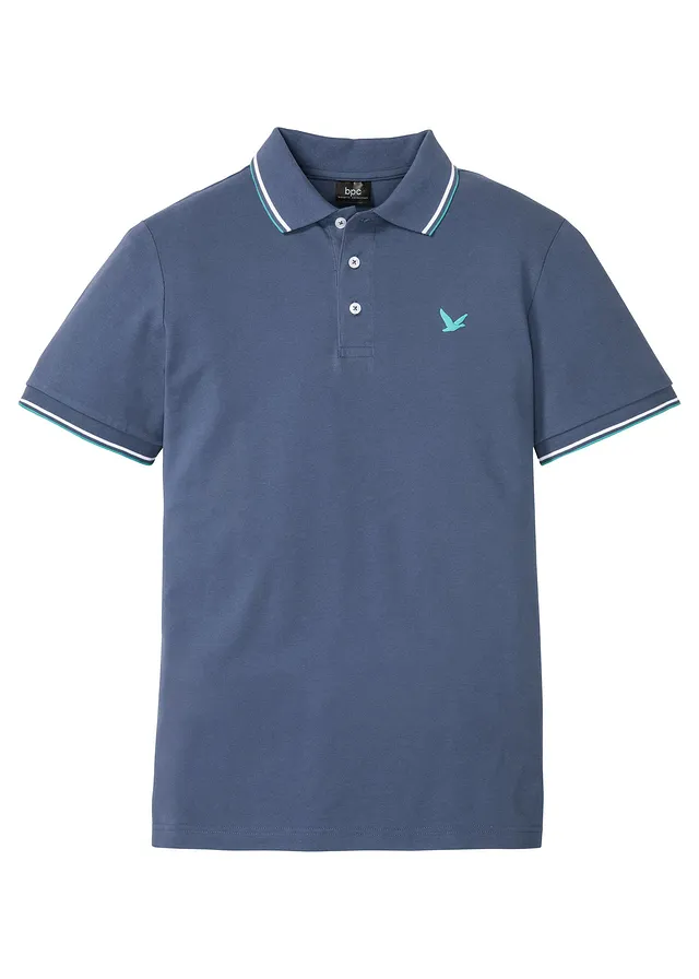 Bluză polo piqué din bumbac organic 100%
