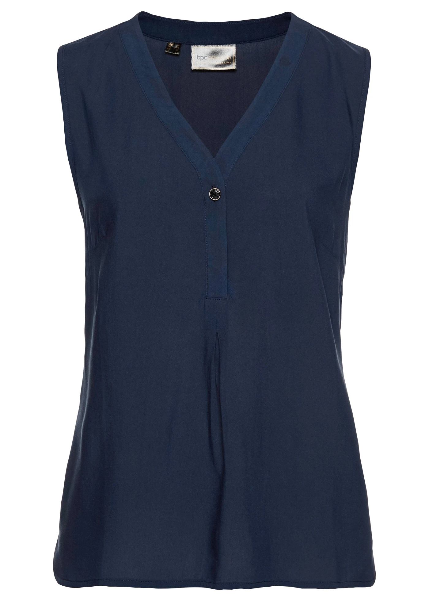 Viscose top • donkerblauw • bonprix online shop