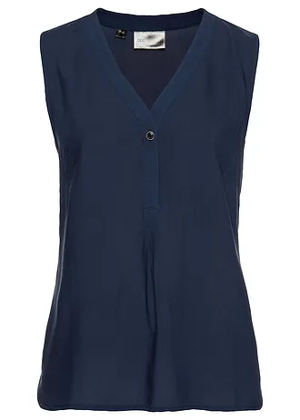 Top en viscose • bleu foncé • Boutique bonprix