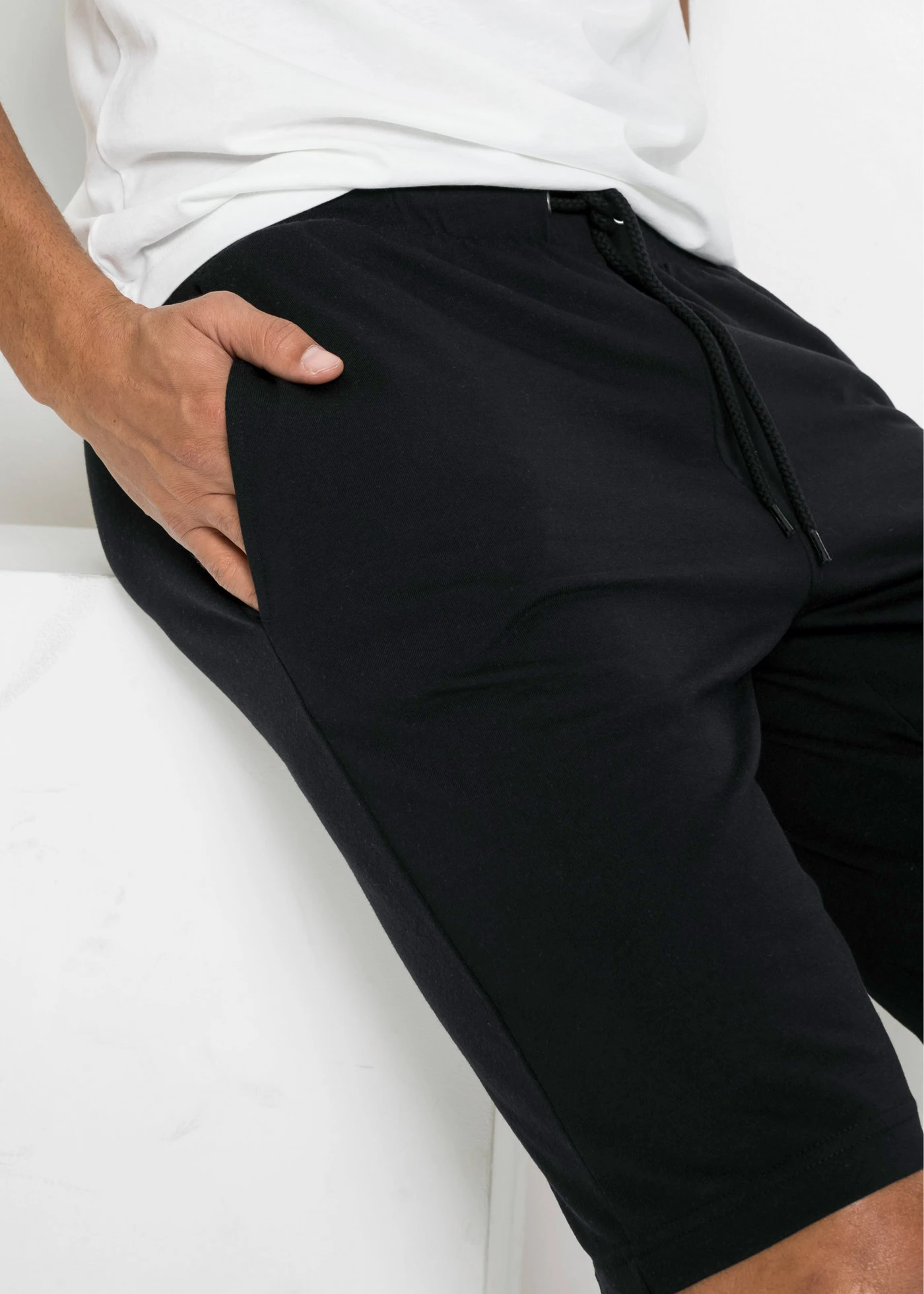 Lot de 2 shorts en jersey • noir/anthracite chiné • product-page.page-title-suffix