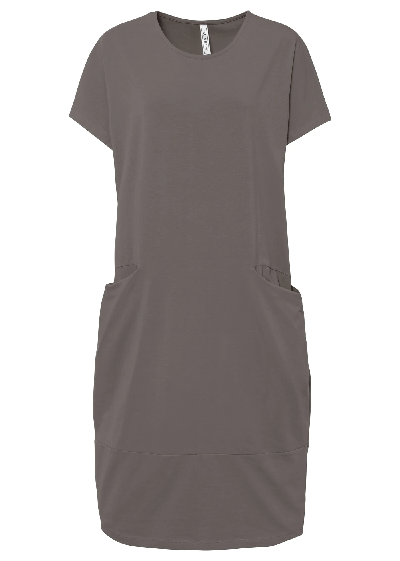 Rochie din jerse cu buzunare • gri • magazin bonprix