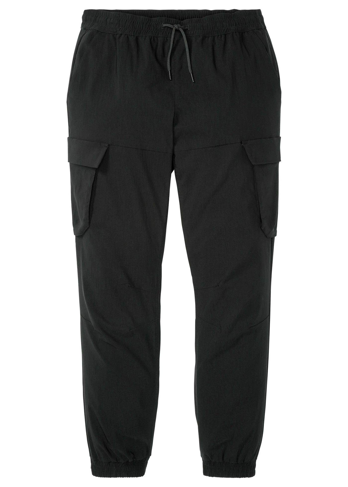 Strečové kalhoty Regular Fit Straight s cargo kapsami, bez zapínání • černá • bonprix obchod