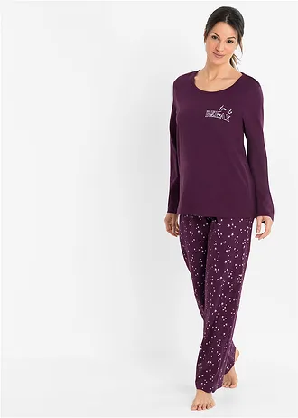 Pijama • mov imprimat • magazin bonprix