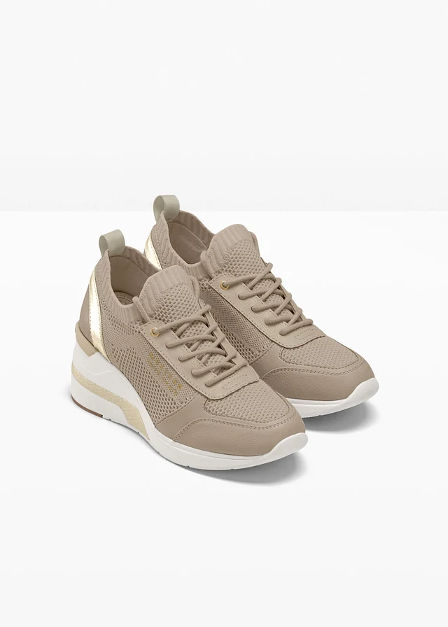 Baskets compensées Mustang • beige • product-page.page-title-suffix