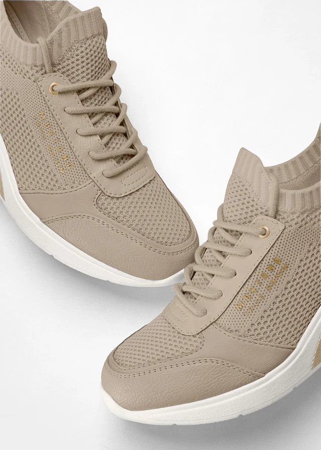 Baskets compensées Mustang • beige • product-page.page-title-suffix