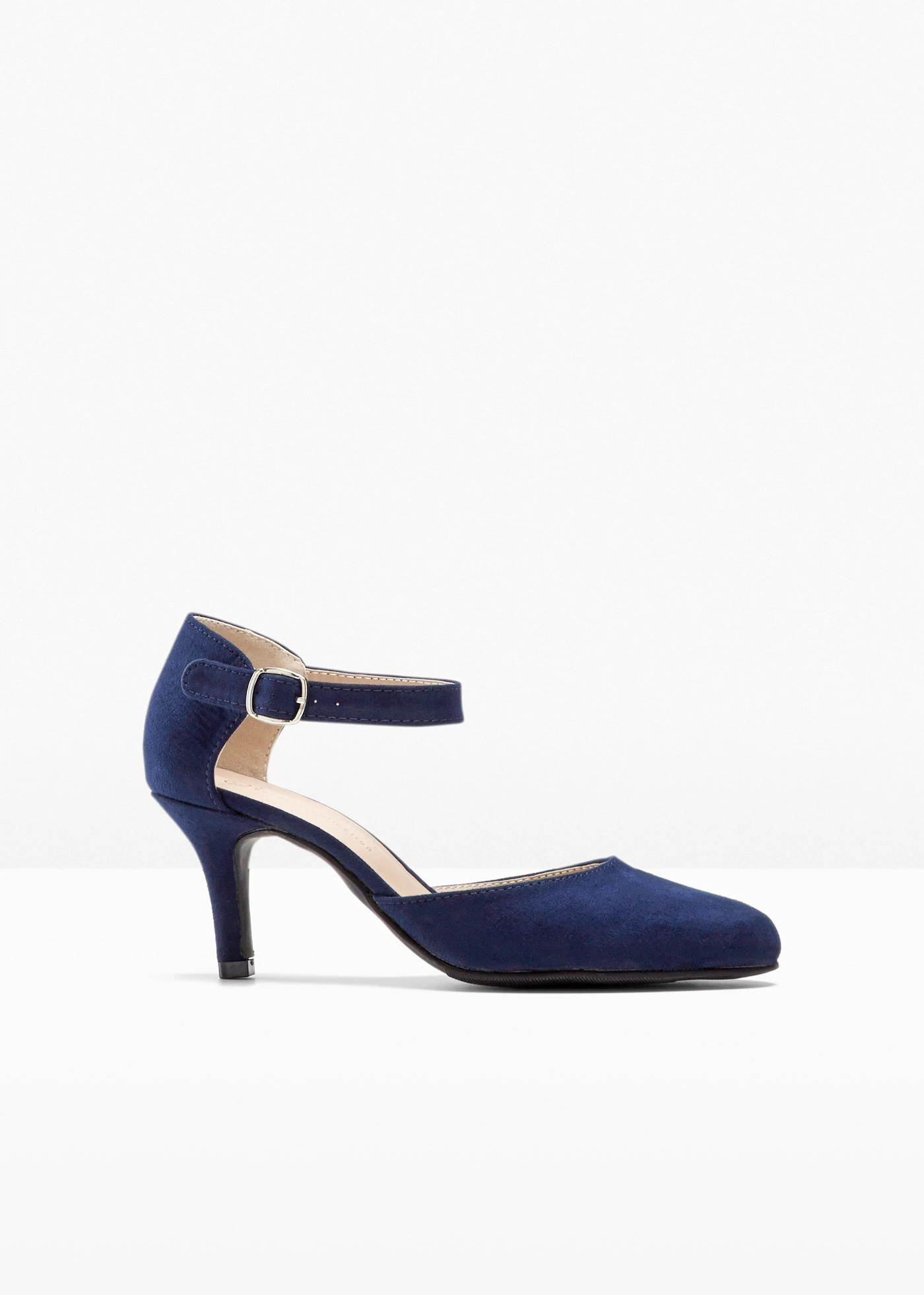 Strappy pumps met een smalle hak • donkerblauw • bonprix online shop