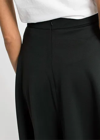 Szoknya puha Scuba anyagból • fekete • bonprix áruház