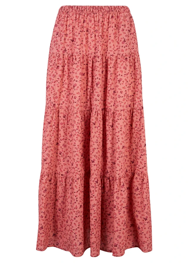Maxi rok met volants