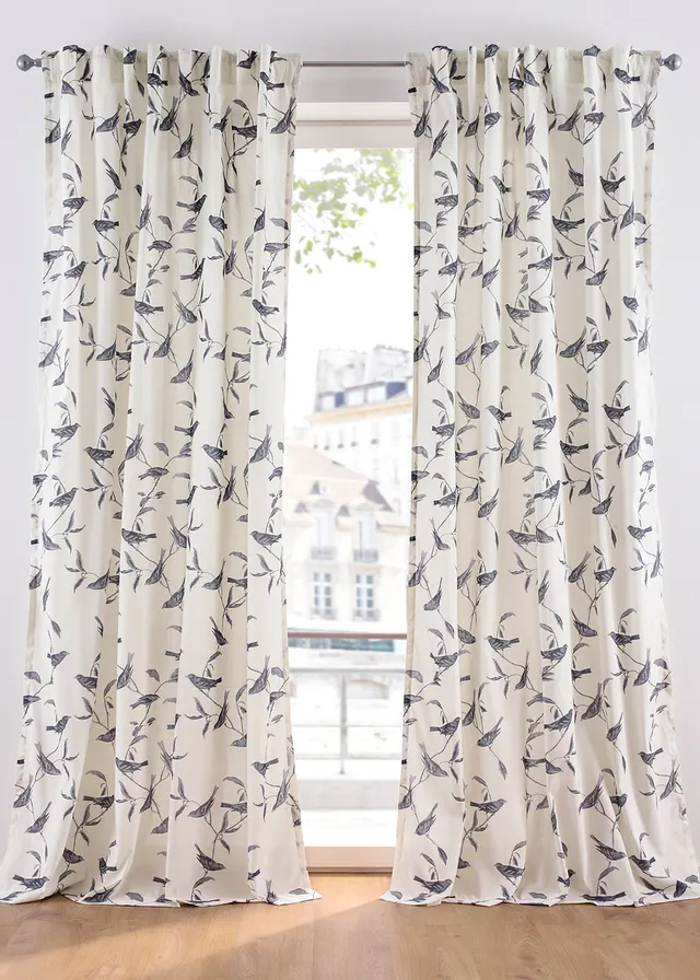 Draperie opacă cu bumbac (1buc.)