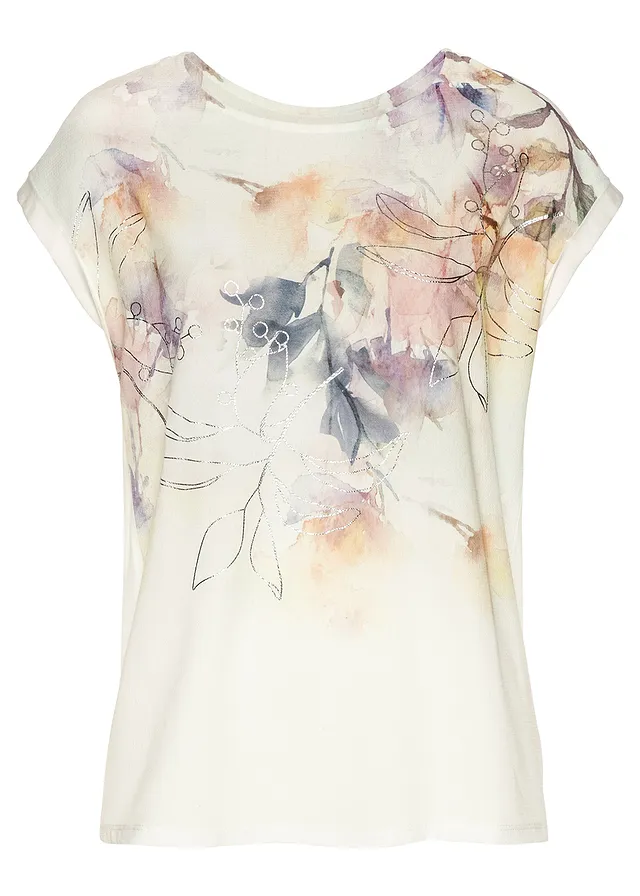 Bluză cu print floral