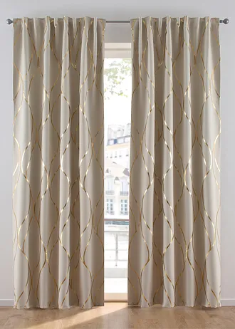 Draperie opacă suprafața lucios (1 buc.)