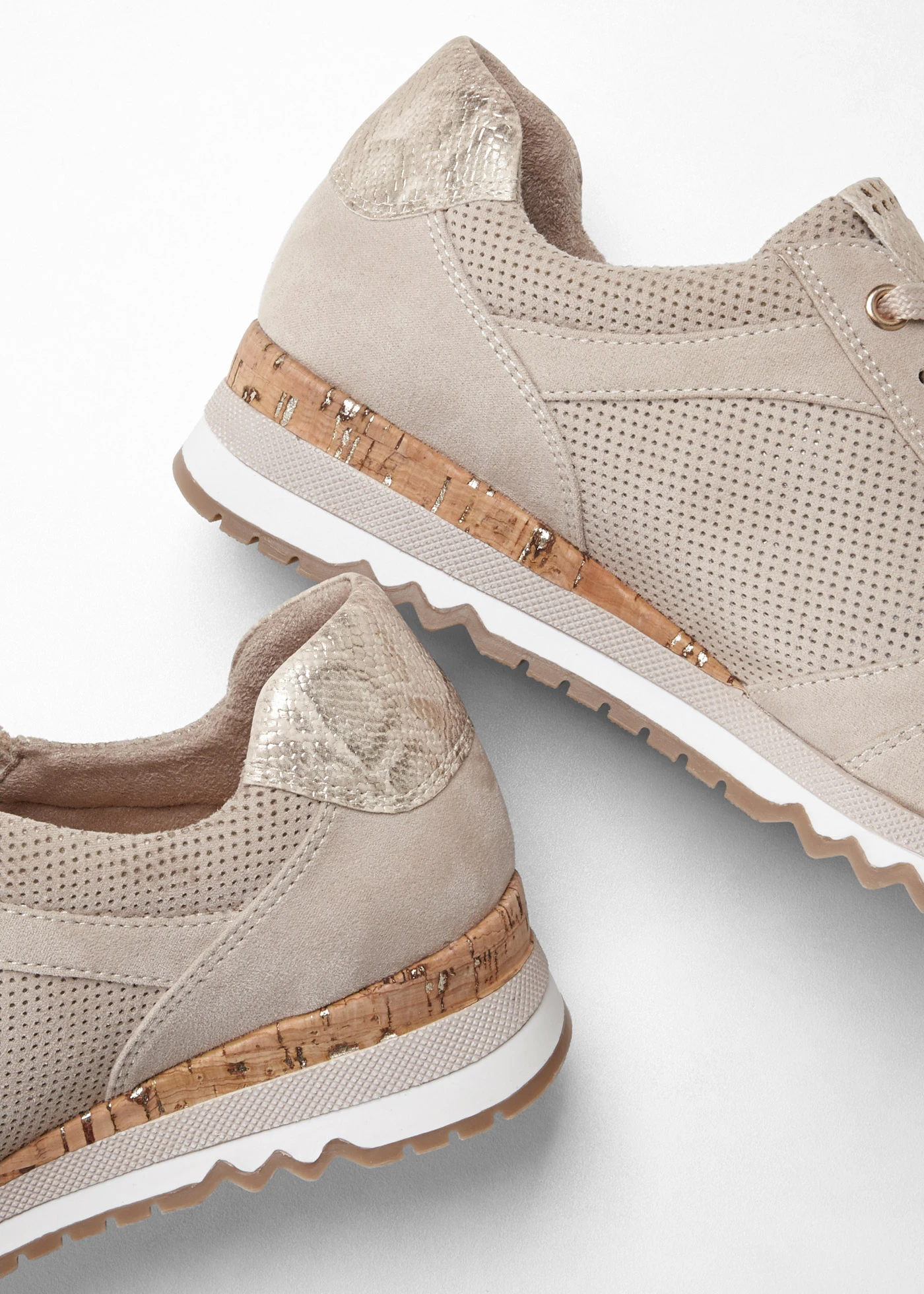 Tenisky značky Marco Tozzi, se zipem • béžová • bonprix obchod