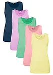 soft roze+soft lila+mint+soft limoen+donkerblauw