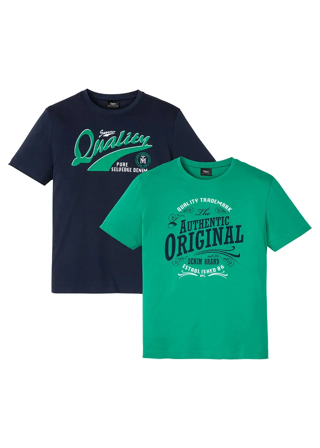 Tricou din bumbac bio (2buc/pac)