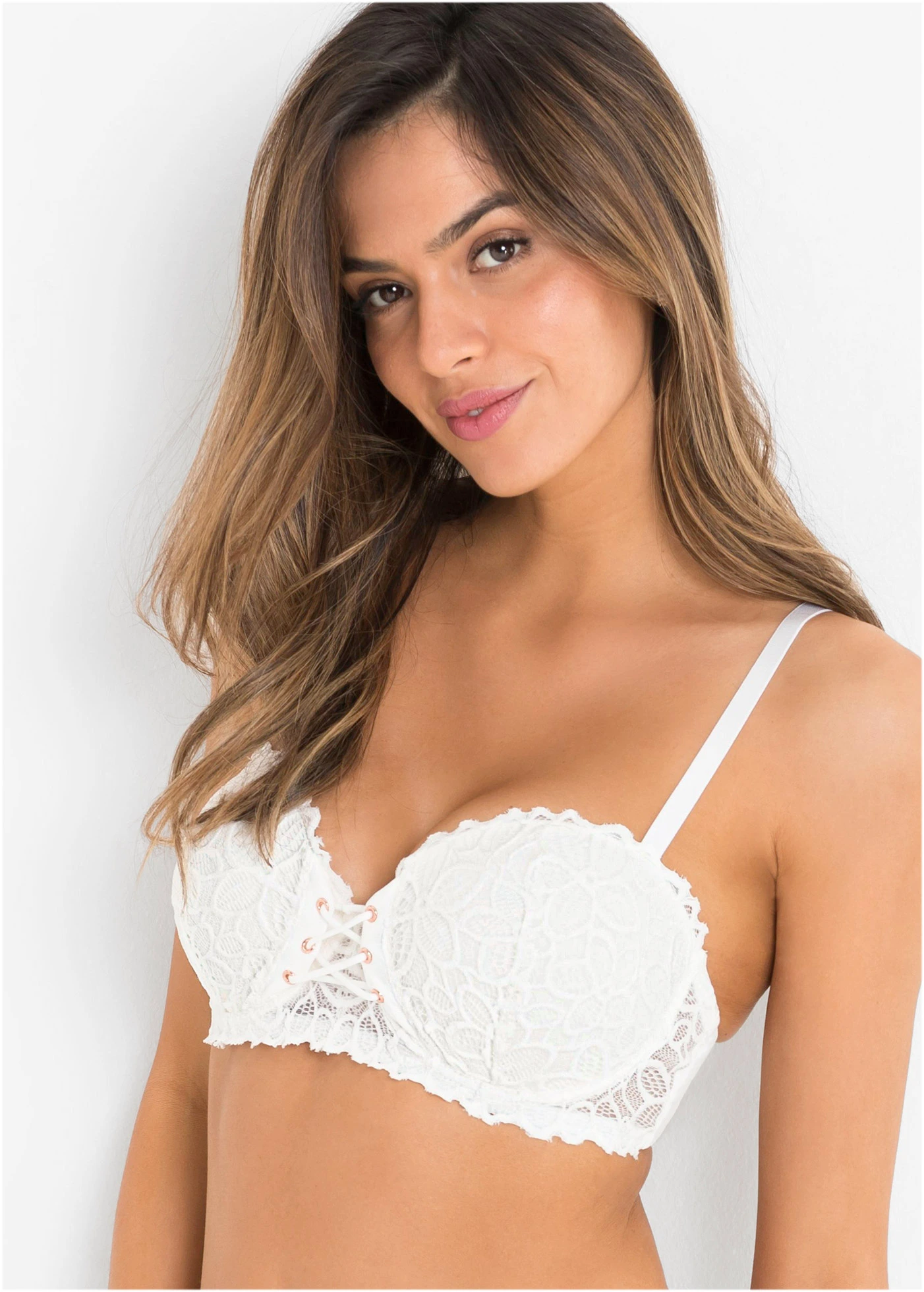Soutien-gorge balconnet à armatures • blanc • Boutique bonprix