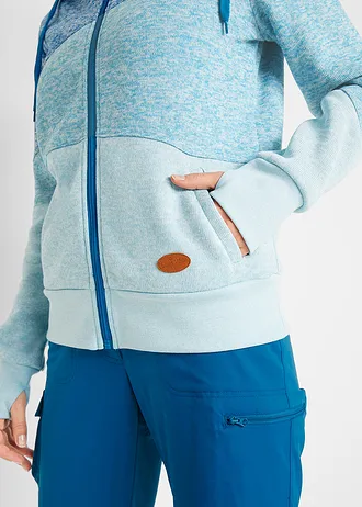 Propínací mikina • mořská modrá melír • bonprix obchod