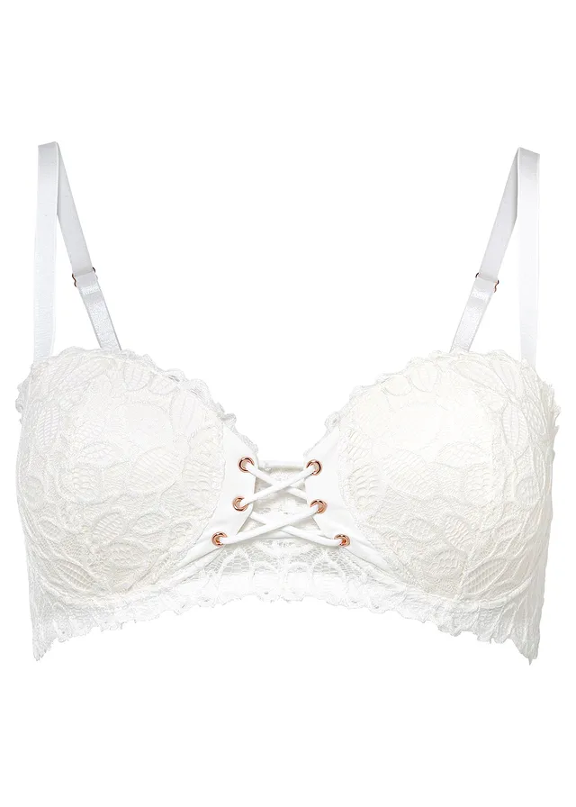 Balconette bh met beugels • wit • bonprix online shop
