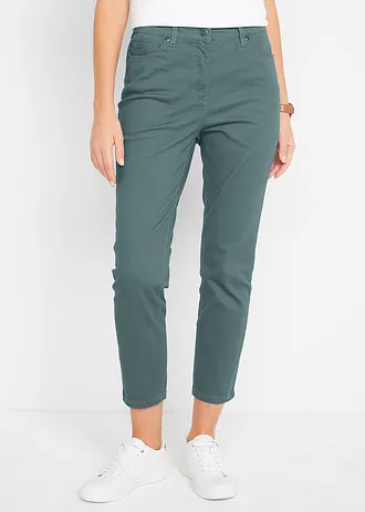 7/8 high waist broek, Kleur: eucalyptusgroen