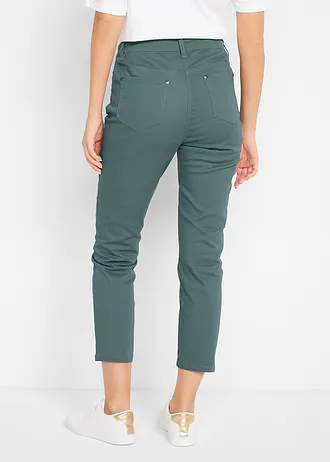 7/8 high waist broek, Kleur: eucalyptusgroen
