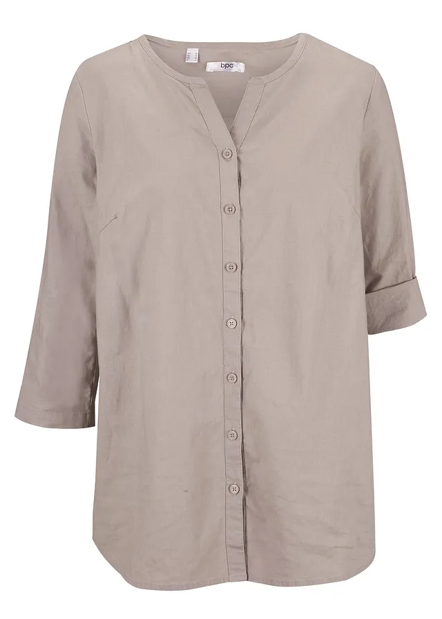 Plátená blúzka, 3/4-rukáv