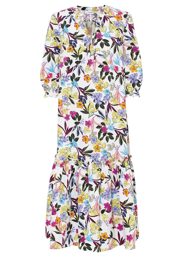 Rochie maxi, cu imprimeu