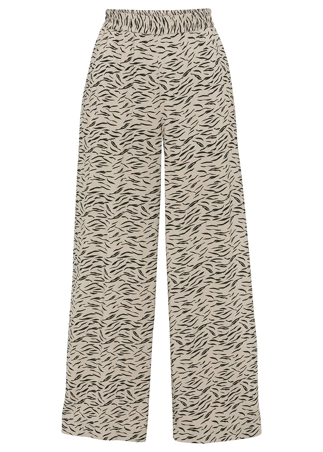 Broek met wijde pijpen