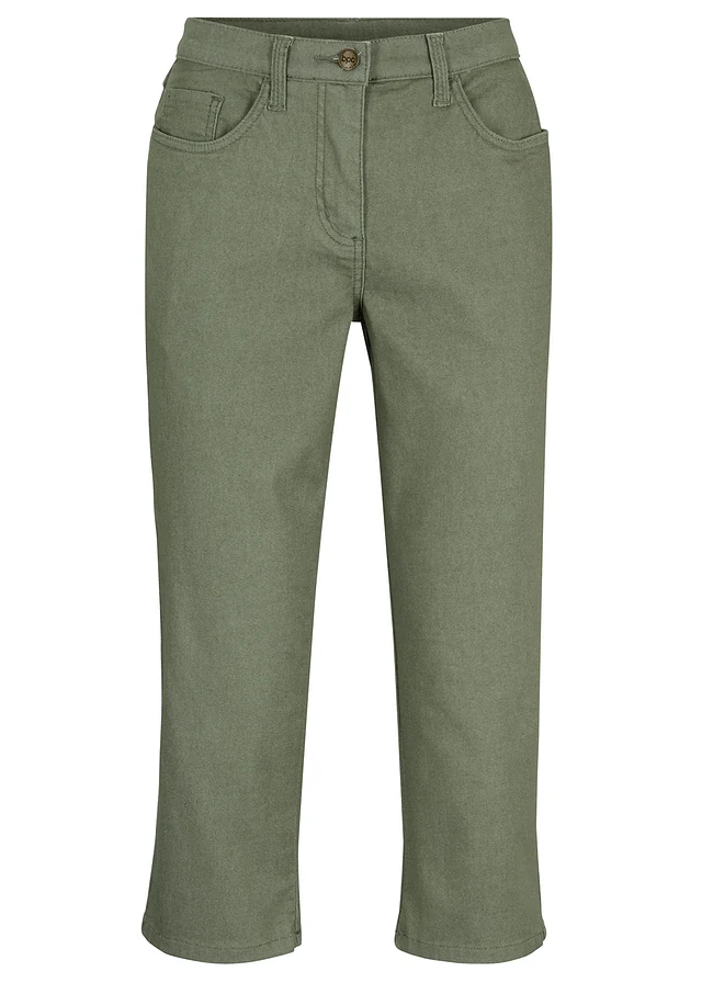 Jean droit, taille mi-haute et confortable