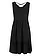 Rochie de jerse din bumbac 100%, culoare: negru