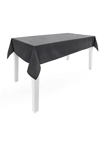 Cuvertură cu aspect de in • gri-antracit • magazin bonprix