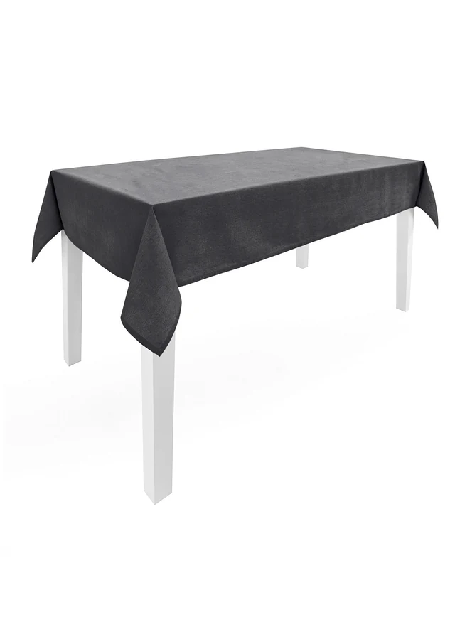 Couvre-lit effet lin • gris • product-page.page-title-suffix