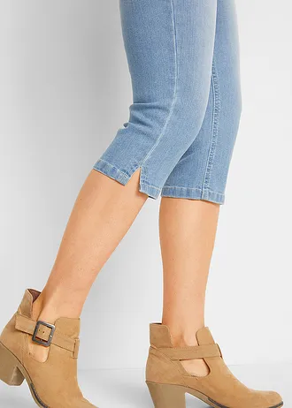 Lot de 2 jeans corsaire • bleu + bleu clair used • Boutique bonprix