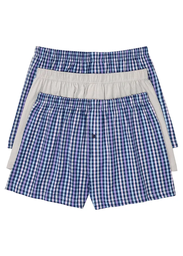 Voľné džersejové boxerky (3 ks)