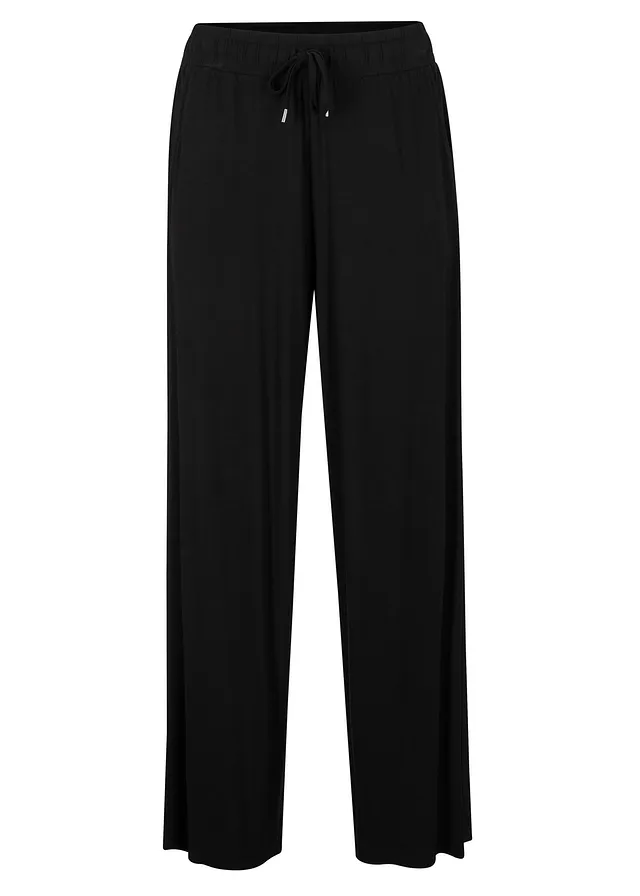 Džersejové nohavice z padavého viskózového mixu