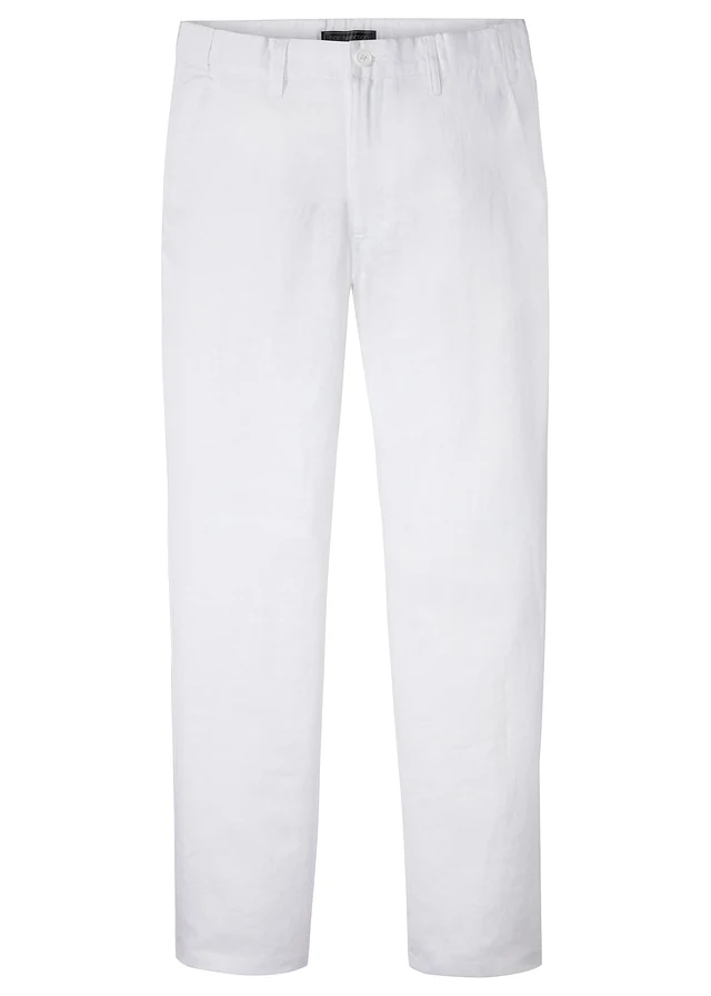 Pantaloni chino Regular Fit din material cu in 100%, straight