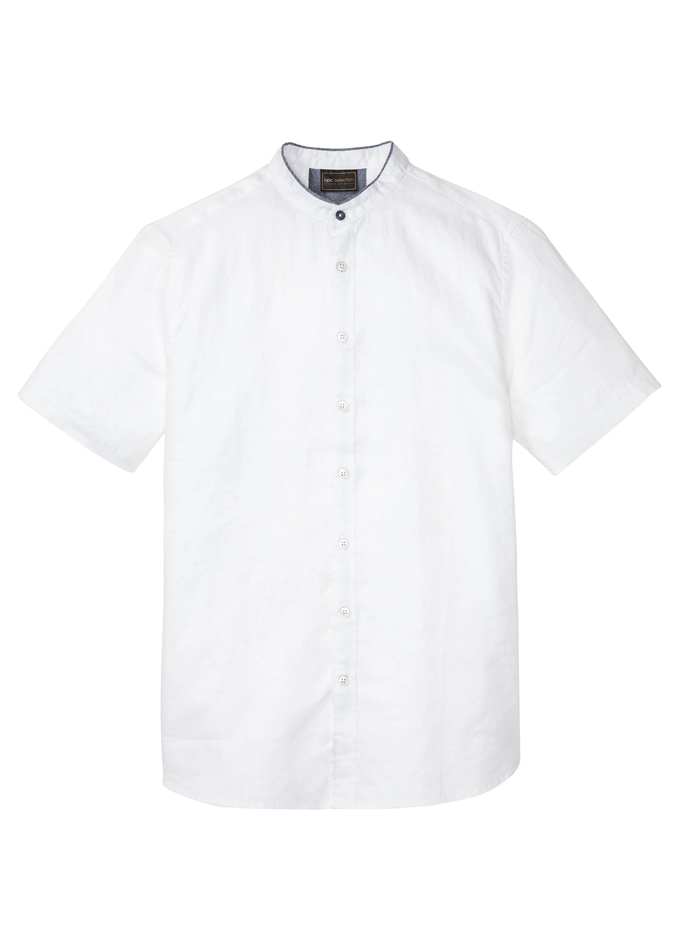 Chemise manches courtes en lin rafraîchissant • blanc • Boutique bonprix
