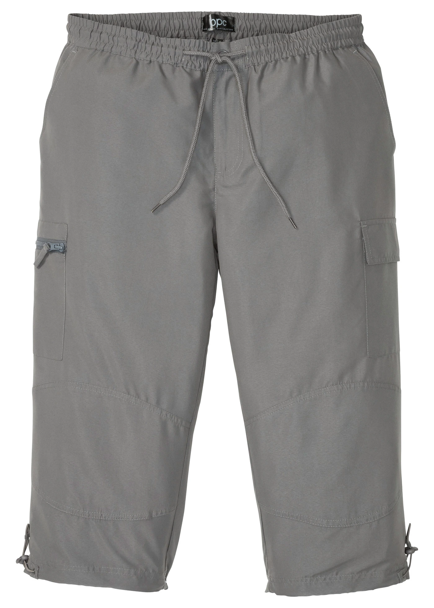 Pantaloni din microfibră 3/4 Regular Fit • gri fumuriu • magazin bonprix