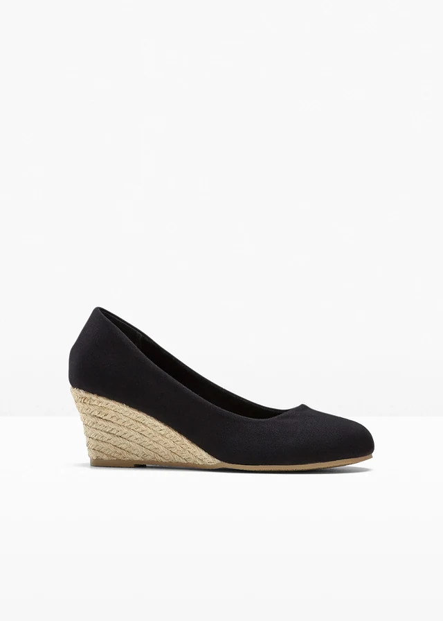 Pumps met sleehak, Kleur: zwart