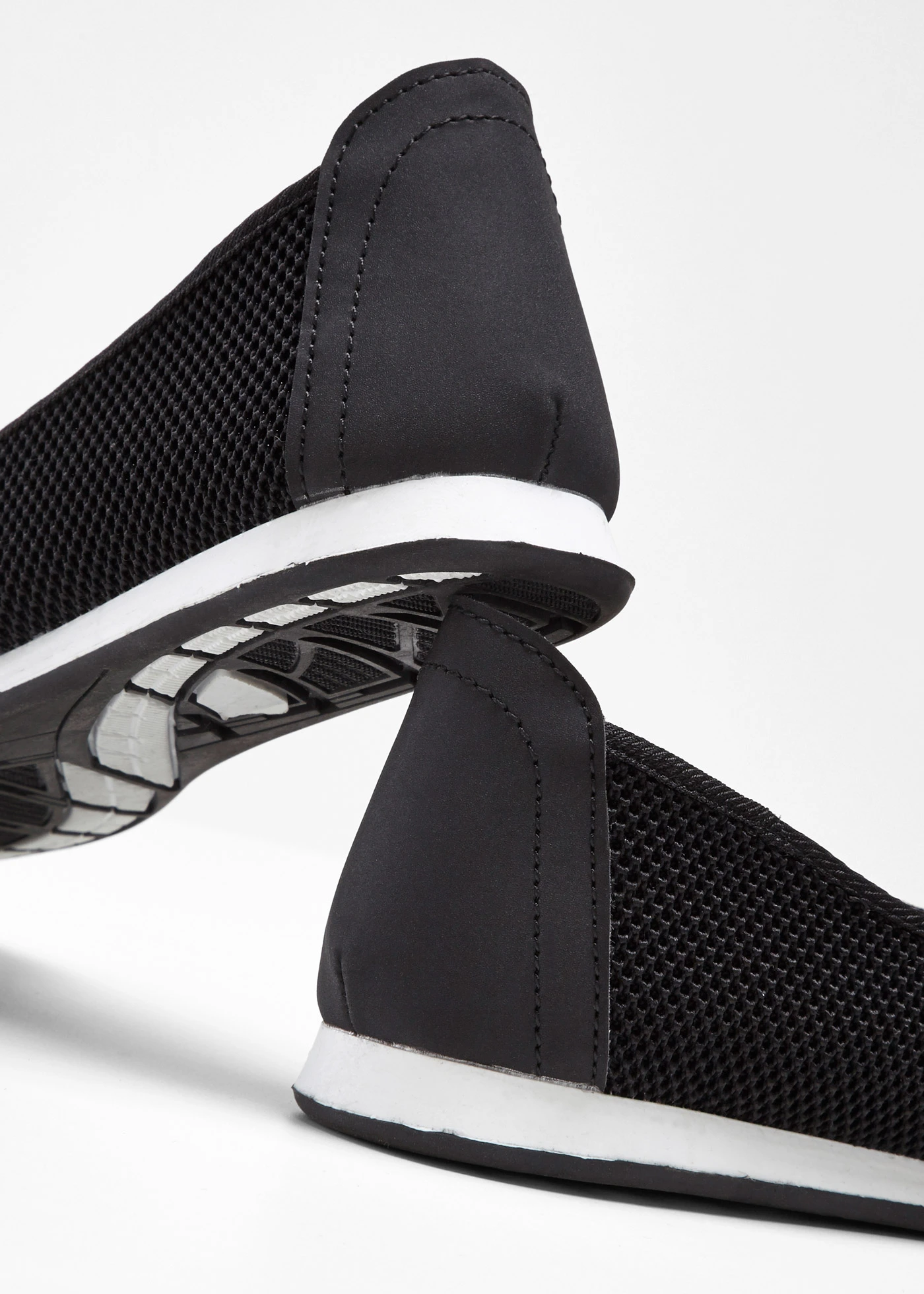 Balerini comozi cu Stretch Fit • negru • magazin bonprix